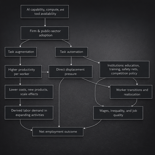 Causal mechanism flowchart