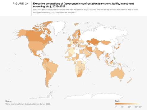 executive perceptions of geoeconomic confrontation