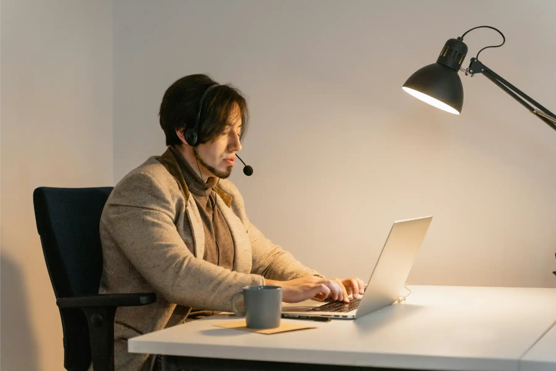 Accountant and bookkeeper managing energy and utilities finance workflows