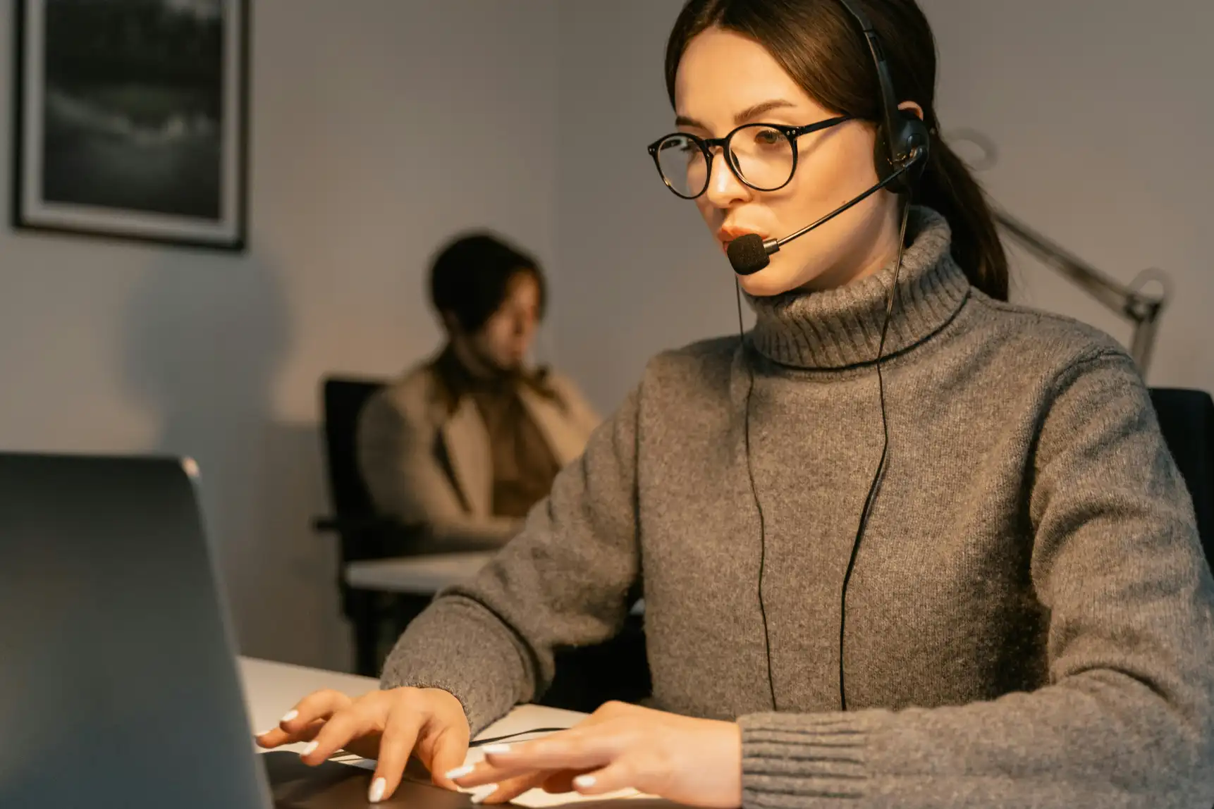 Insurance professionals working on policy administration