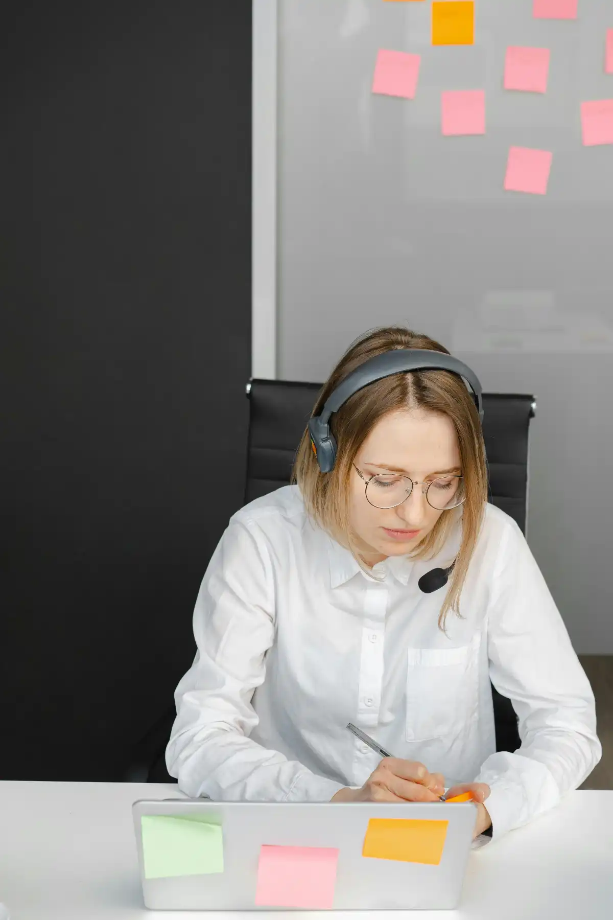 Office Manager coordinating telecommunications operations