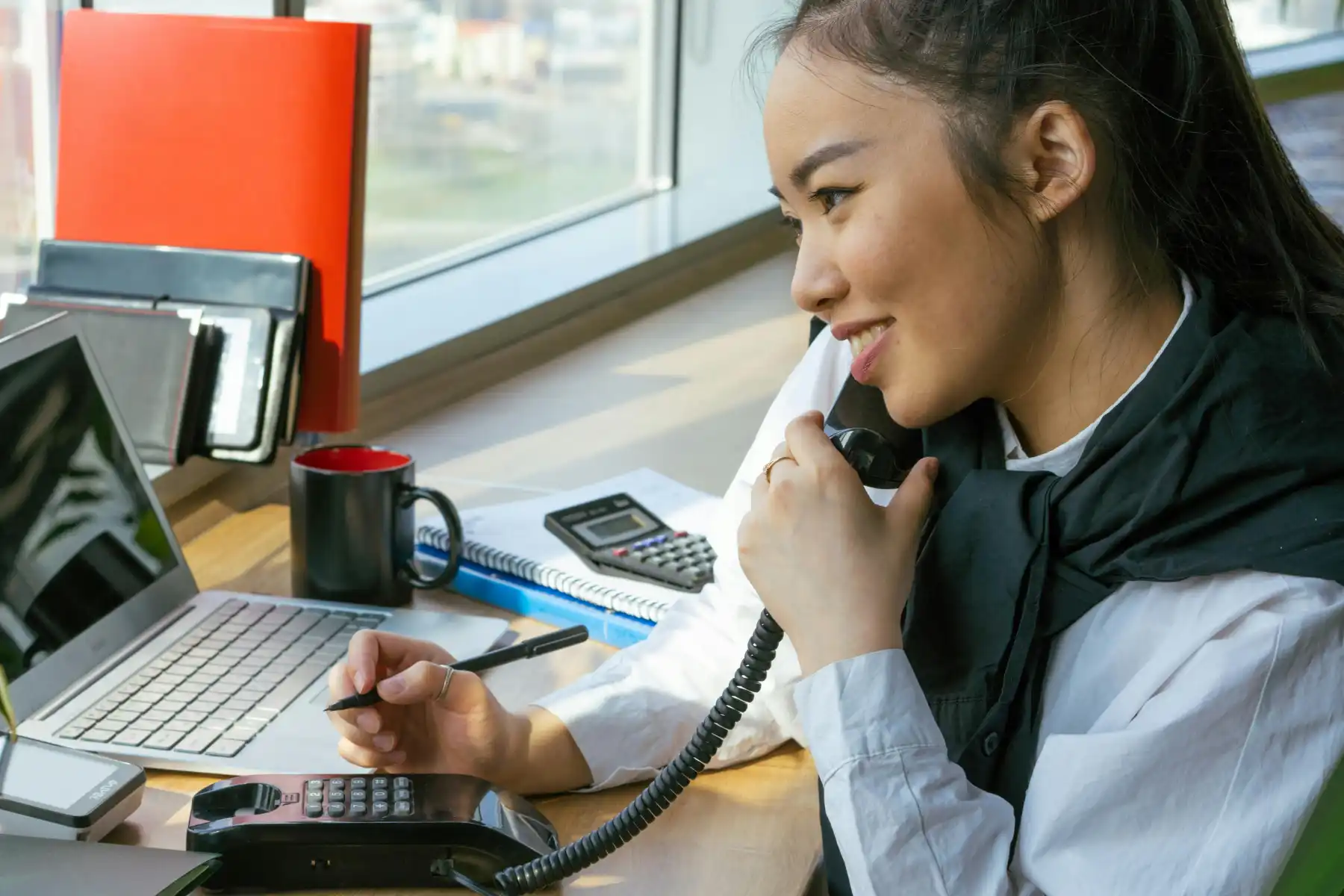 Lead Generation Specialist researching insurance prospects