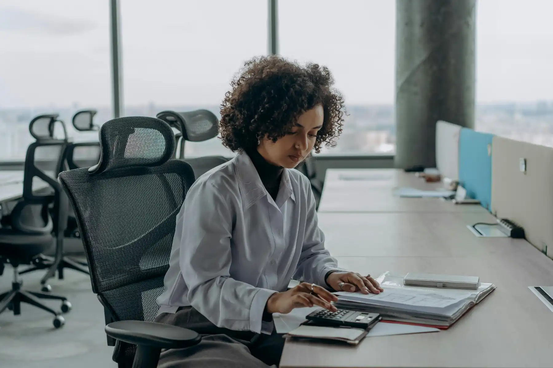 Finance Reconciliation Specialist analyzing financial data