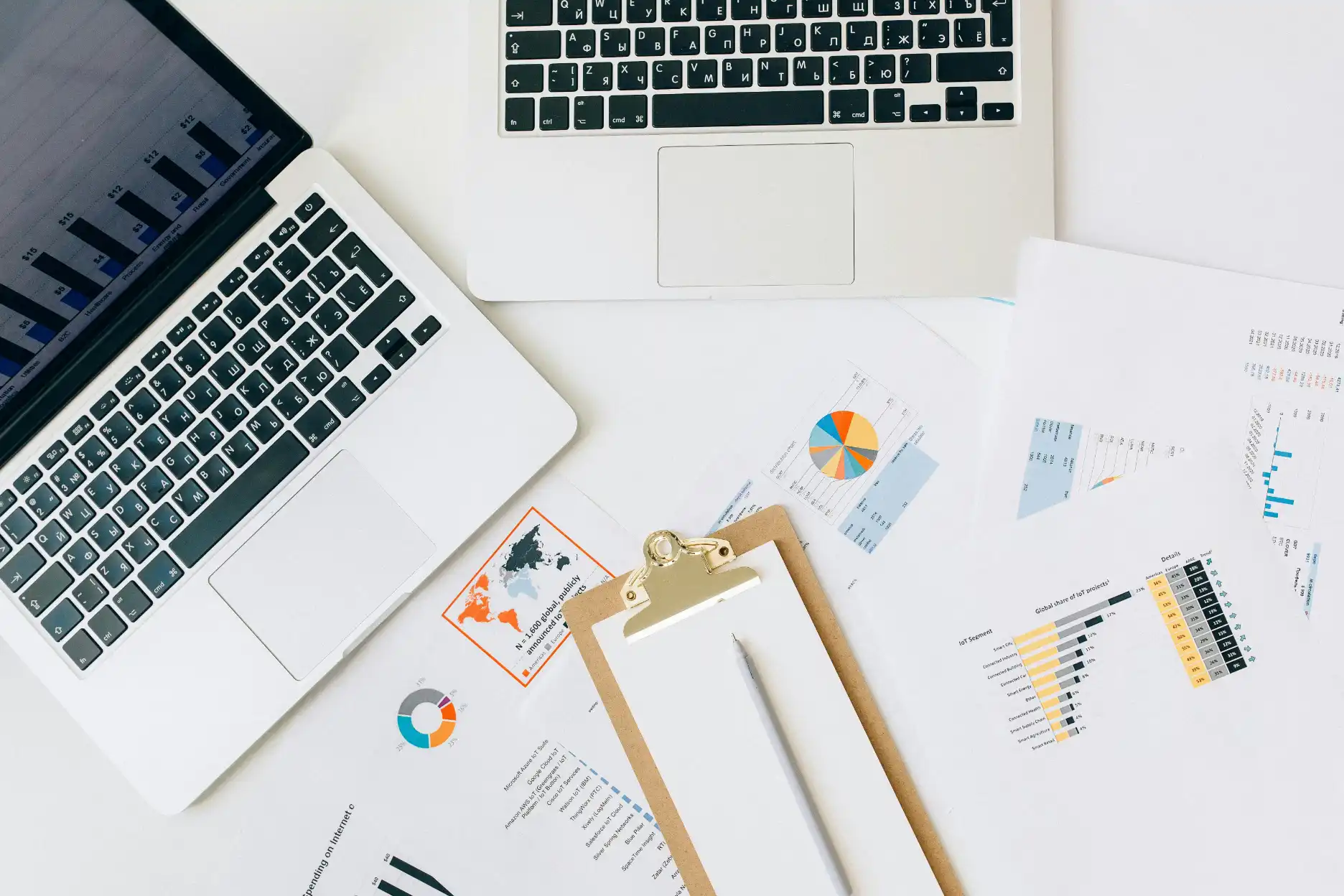 Competitor research analyst reviewing e-commerce data