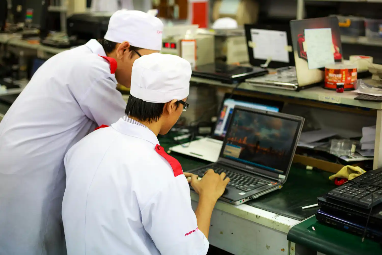 IT Support Professional managing manufacturing systems