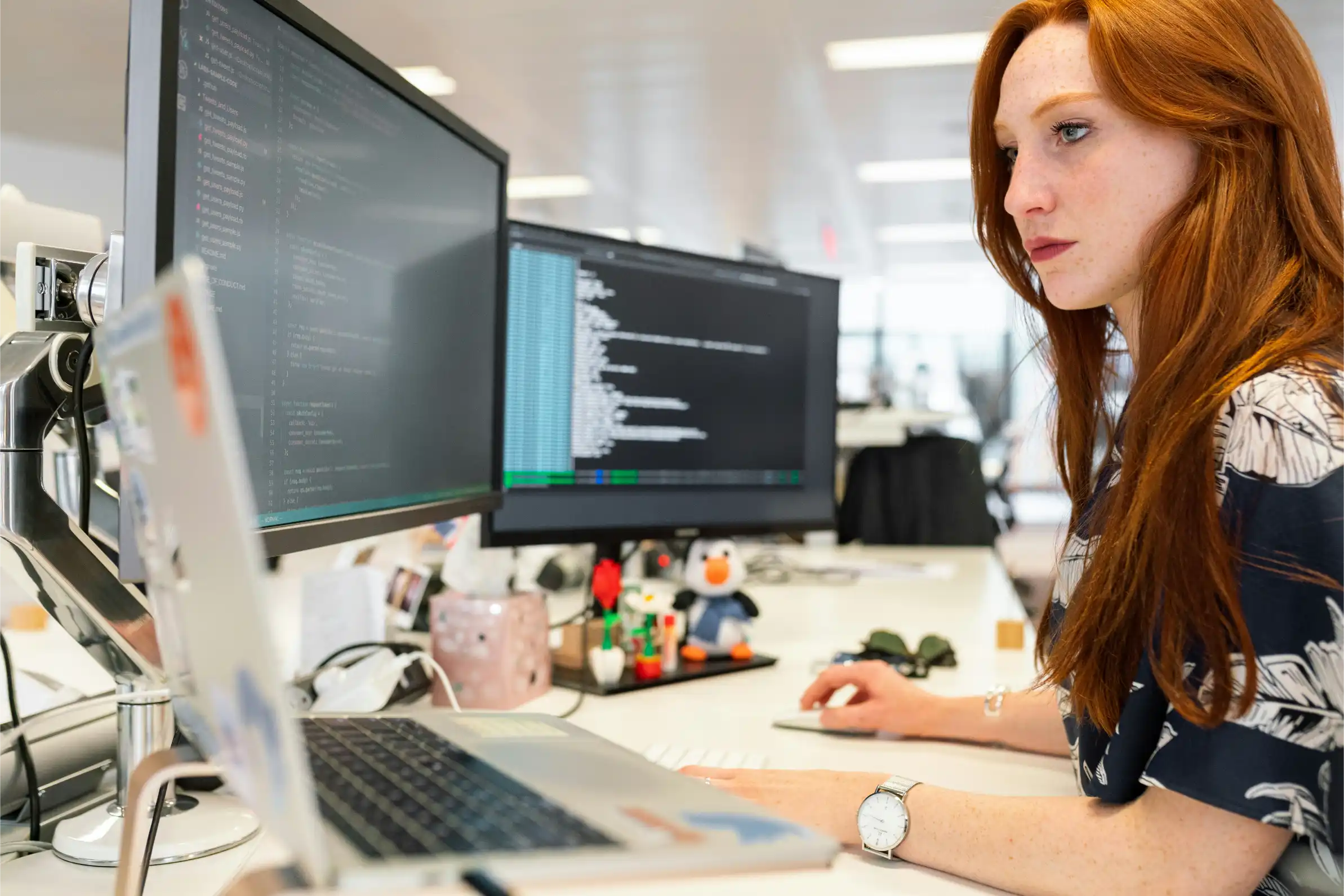 Front-End Developer working on telecommunications platforms