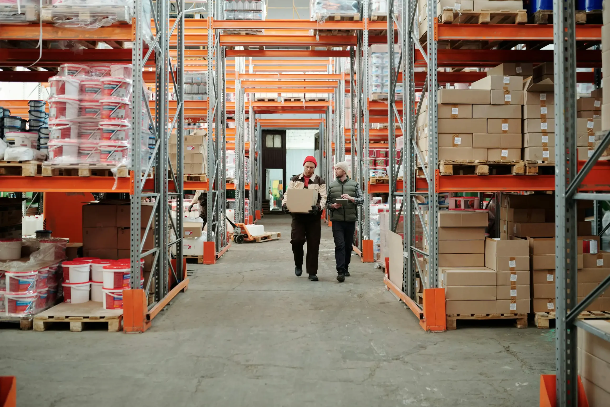 Inventory analyst reviewing retail stock data and supply chain trends