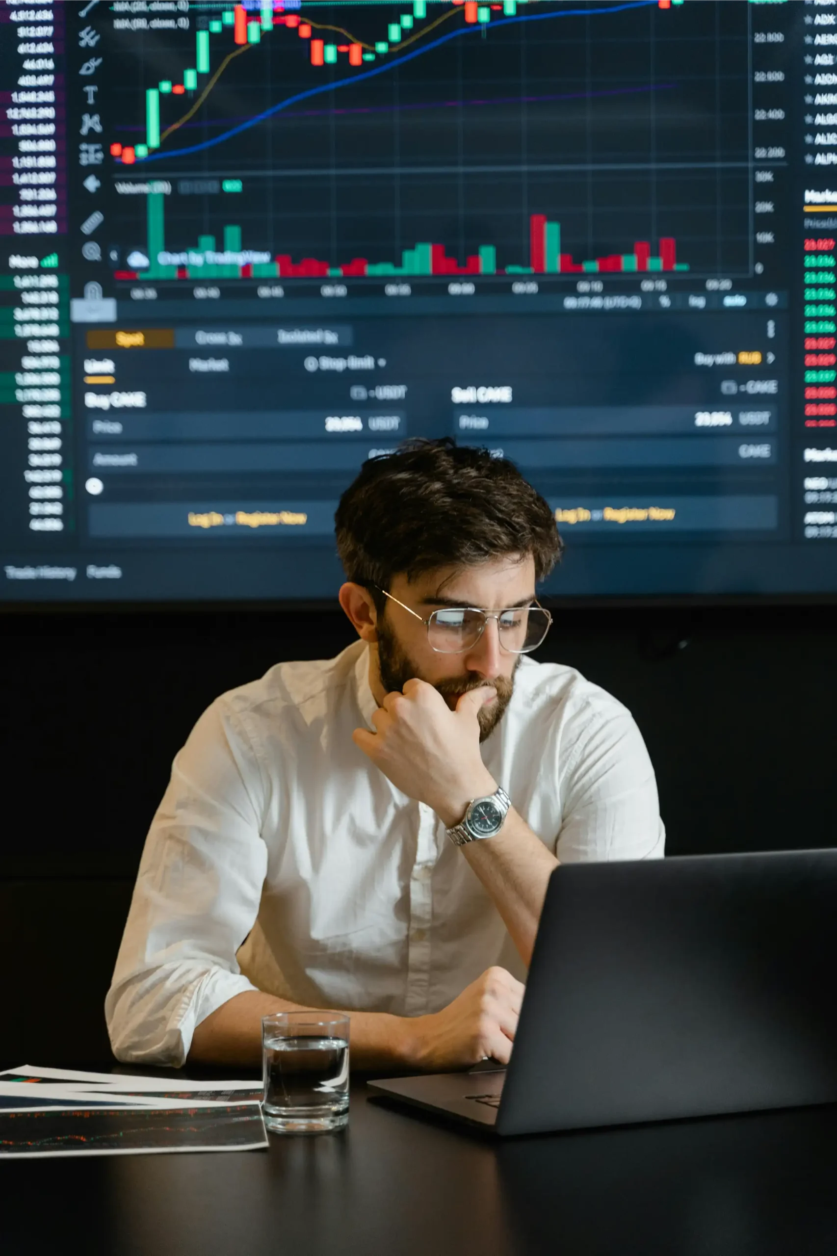 Smart grid analyst evaluating digitized power networks and energy consumption data